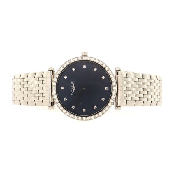 Longines La Grande Classique Quartz Watch Stainless Steel with Diamond Bezel and - Picture 3 of 5